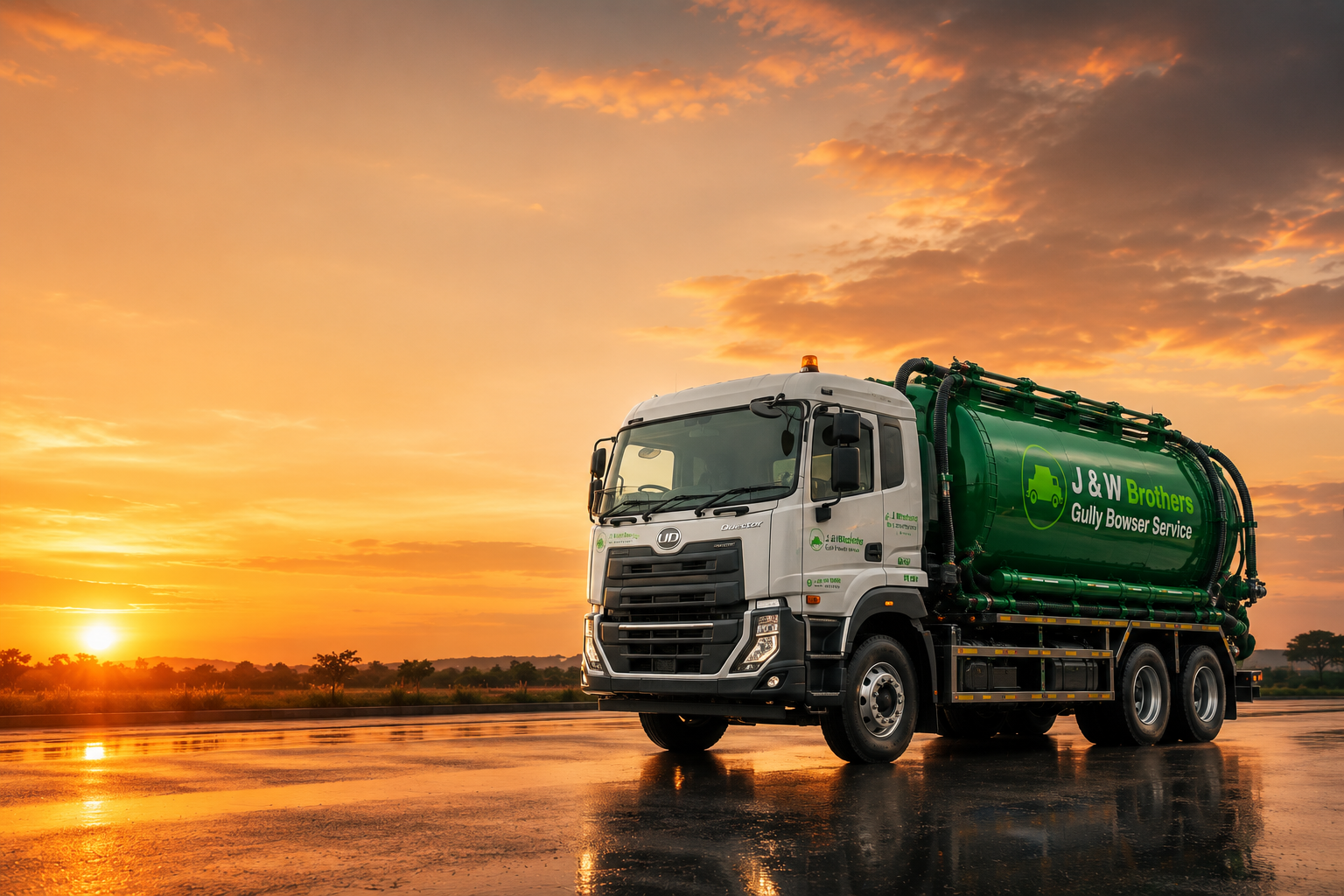 J & W Brothers 24 hour emergency gully bowser service